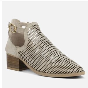 Rag & Co Rosalyn Die Cut Heeled Sandal